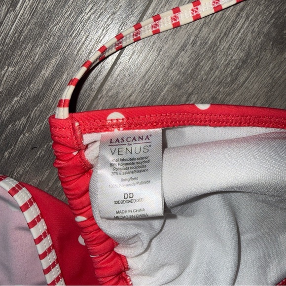 Chic Lascana Red Polka Dot Bikini Set - Picture 5 of 6